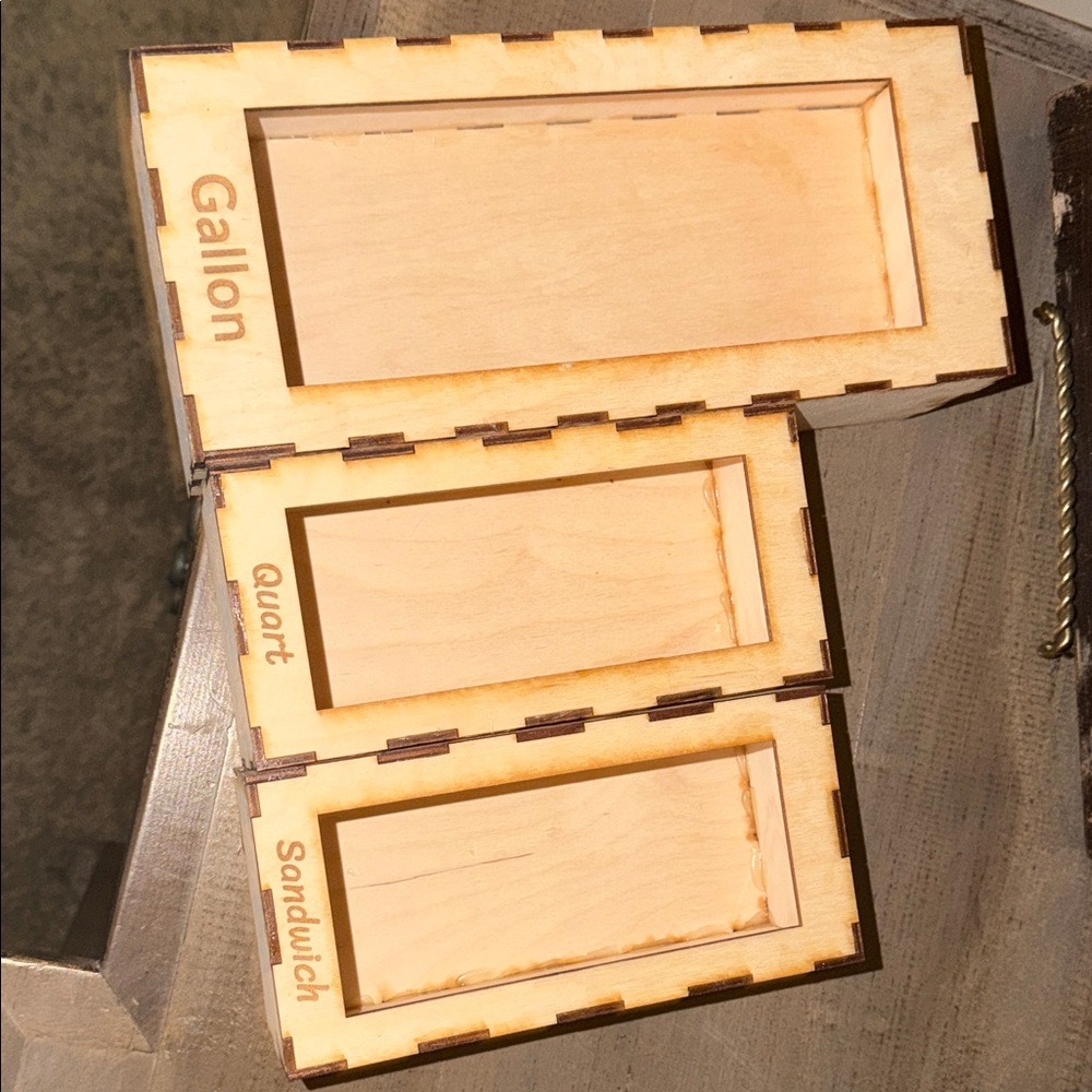 Wooden Measuring Box Set